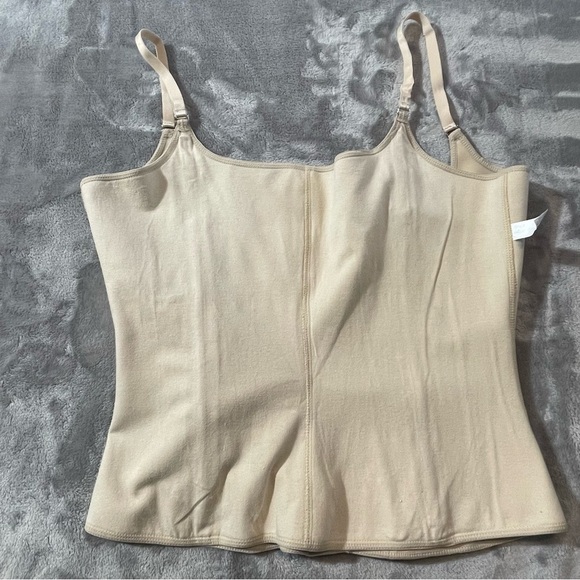 Body Slim-ca Nude Corset Waist Slimmer Faja Latex Lined Shapewear Size 44 - Picture 4 of 8